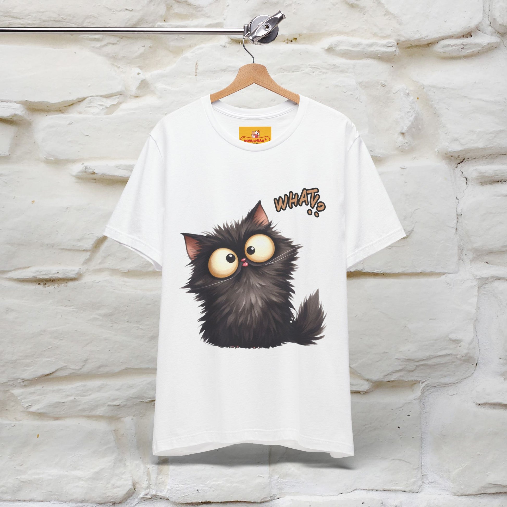 ''What ?'' | Cat T-Shirt  | Nunu&Miao Studio - Nunu&Miao Studio