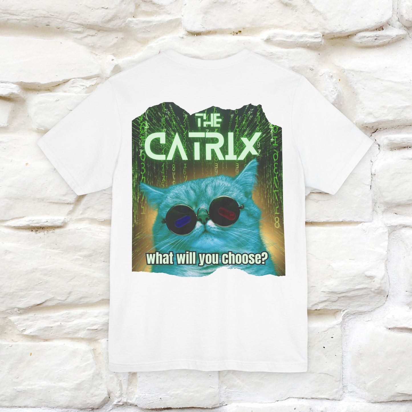 The Catrix: What Will You Choose?  | Cat T-Shirt |Nunu&Miao Studio - Nunu&Miao Studio