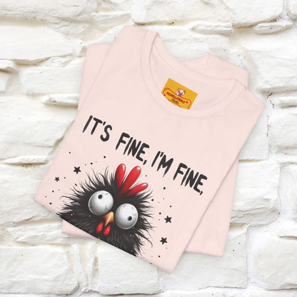 "Everything Is Fine" |Funny T-Shirt | Nunu&Miao Studio - Nunu&Miao Studio