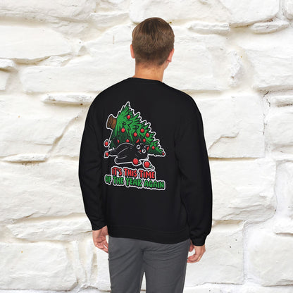 ''It's This Time...Christmas '' |Cat Sweatshirt | Nunu&Miao Studio