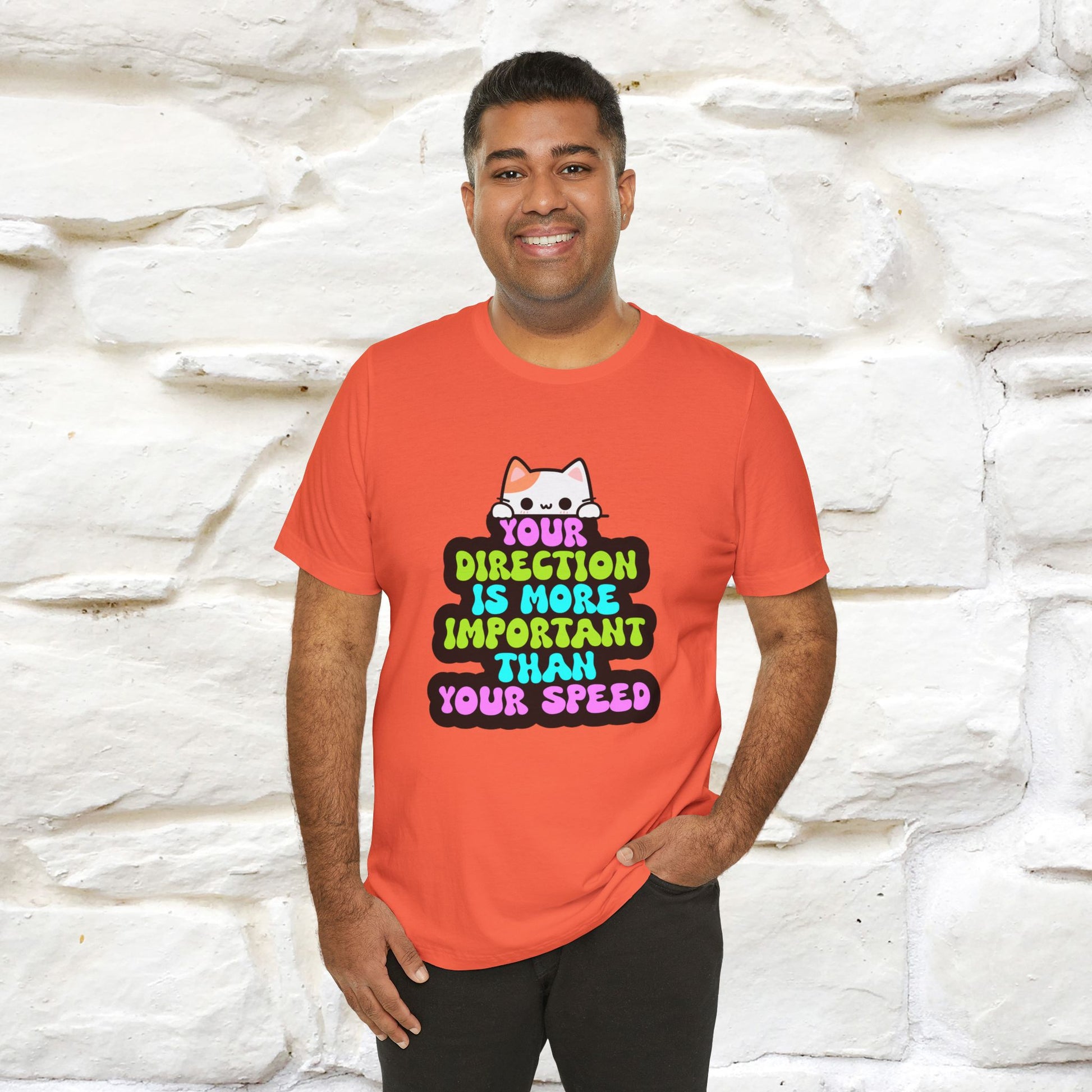 "Your Direction Is More ..." |  Cat T-shirt | Nunu&Miao Studio - Nunu&Miao Studio