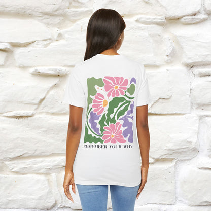 "Remember Your Why'' Cat T-Shirt Front and Back Design | Nunu&Miao Studio - Nunu&Miao Studio