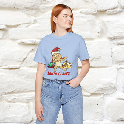"Santa Claws" |Funny Cat T-Shirt | Nunu&Miao Studio