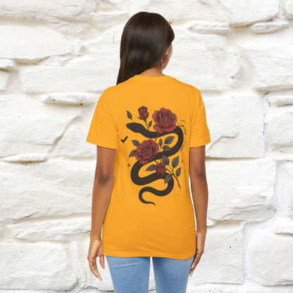 "The Rose and The Snake " Halloween T-shirt |Nunu&Miao Studio - Nunu&Miao Studio