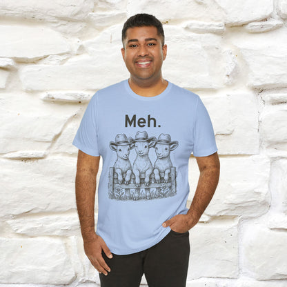 "Meh" Cute T-shirt |Nunu&Miao Studio - Nunu&Miao Studio
