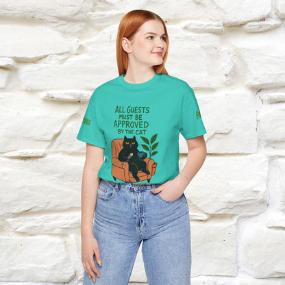 "All Guest Must Be Approved By The Cat - NO,MAYBE" Cat T-shirt |Nunu&Miao Studio