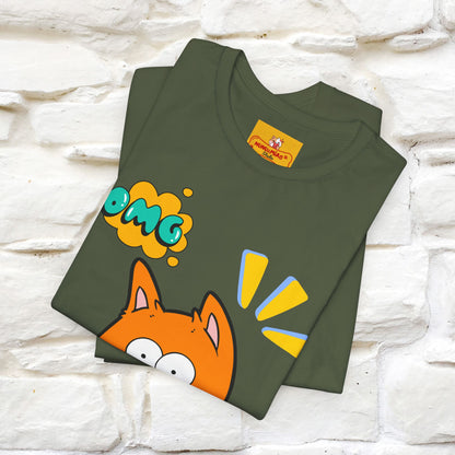 ''Oh My God'' Cat T-Shirt | Nunu&Miao Studio - Nunu&Miao Studio