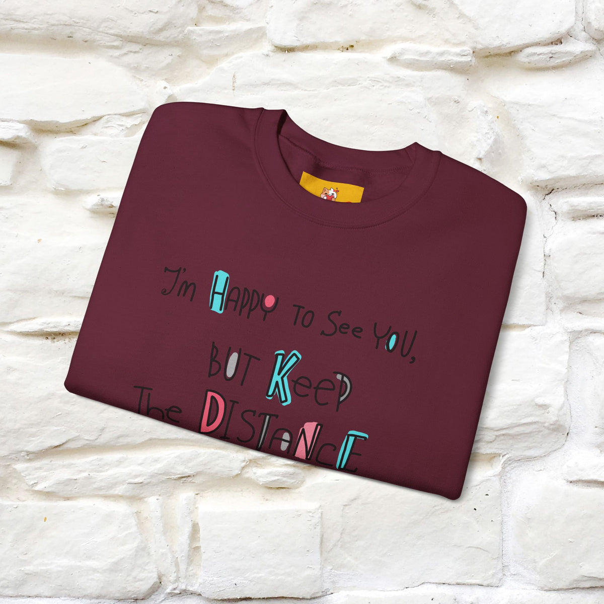 ''I'Am Happy To See You...'' |Cat Sweatshirt | Nunu&Miao Studio