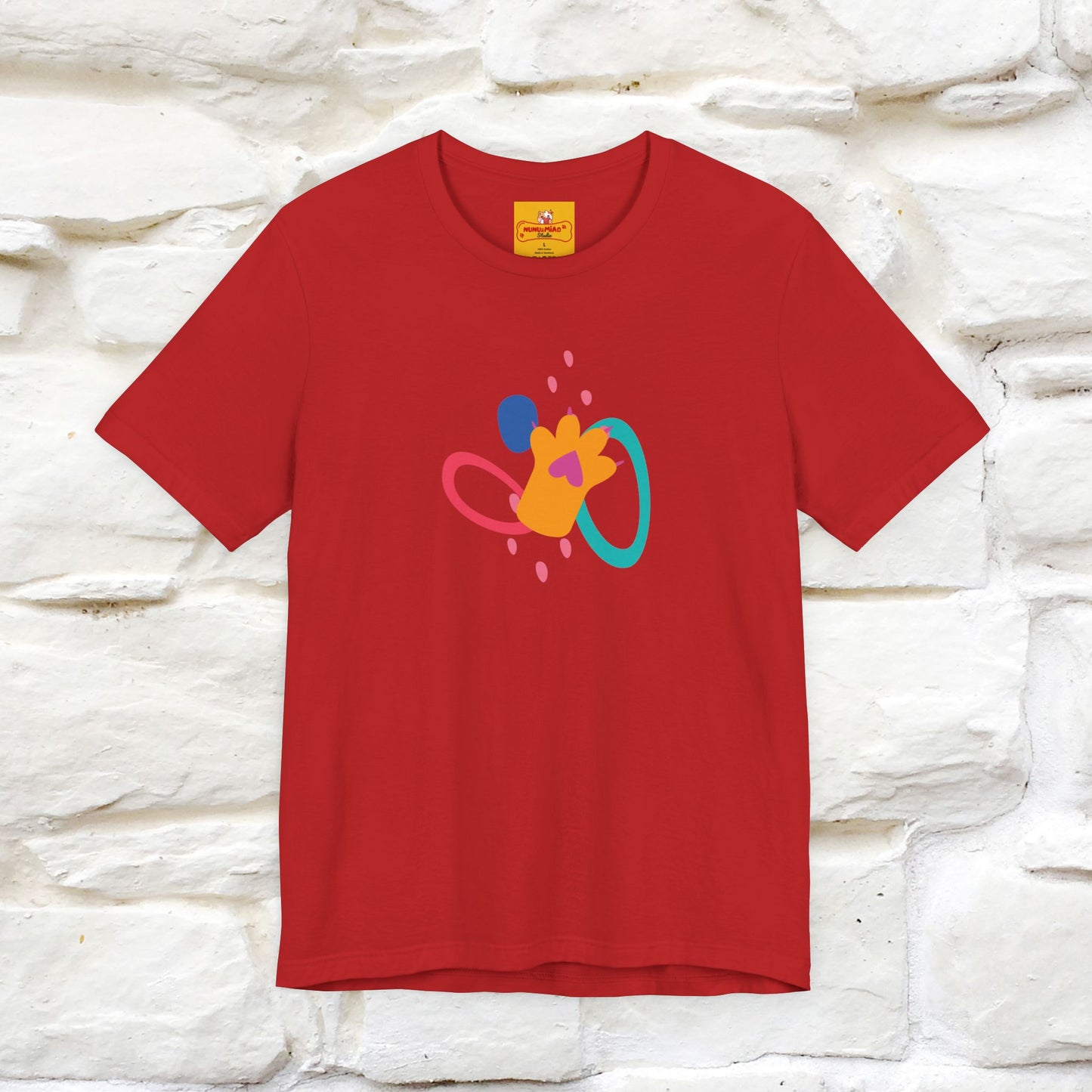 ''The Power Of Meow'' Cat T-Shirt Front and Back Design | Nunu&Miao Studio - Nunu&Miao Studio