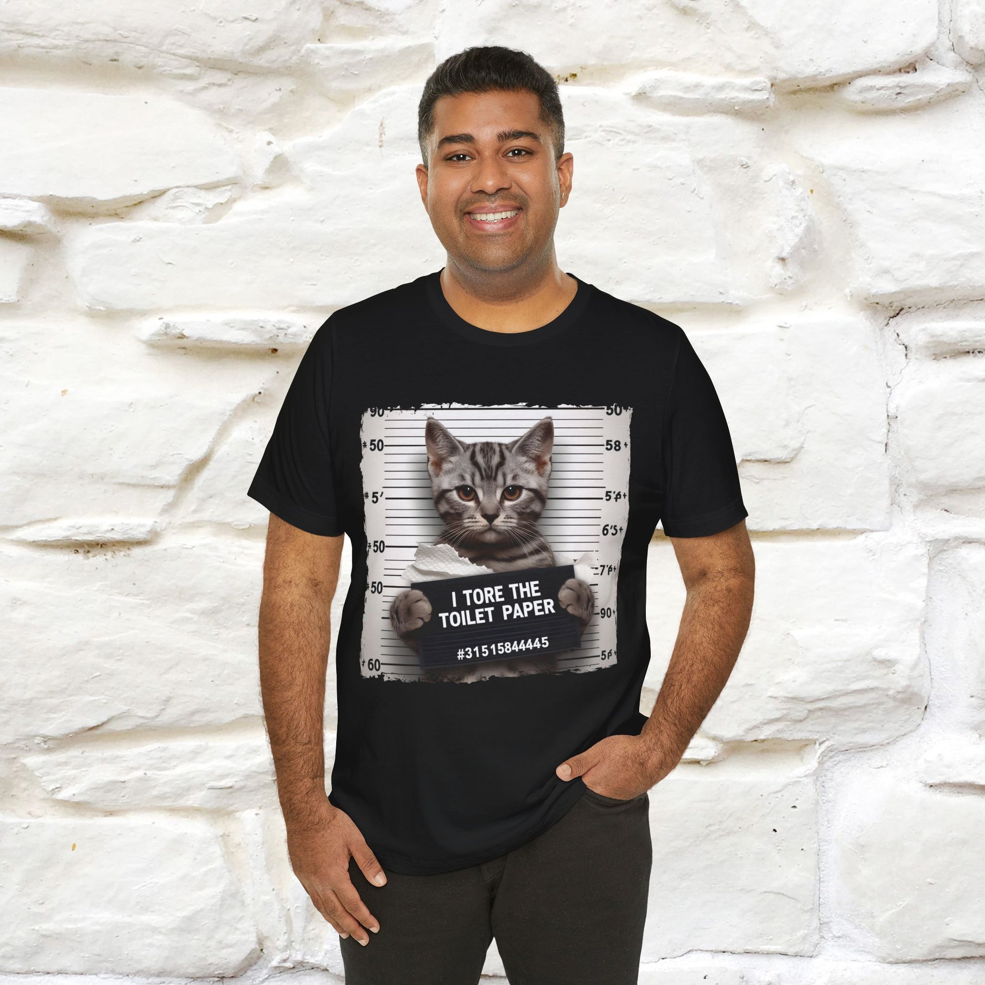 ''I Tore The Toilet Paper'' | Funny Cat T-Shirt | Nunu&Miao Studio - Nunu&Miao Studio