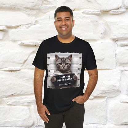 ''I Tore The Toilet Paper'' | Funny Cat T-Shirt | Nunu&Miao Studio - Nunu&Miao Studio