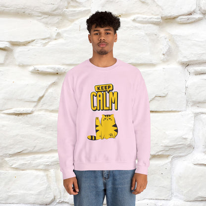 "Keep Calm'' |Cat Sweatshirt | Nunu&Miao Studio