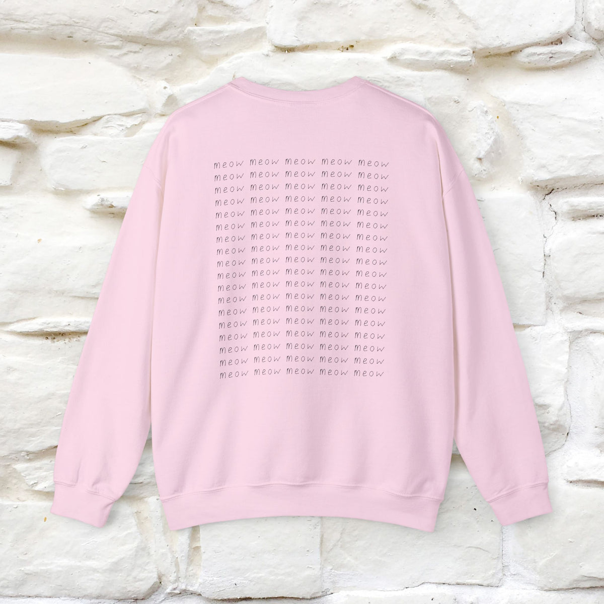 ''Meow.'' |Cat Sweatshirt | Nunu&Miao Studio