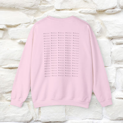 ''Meow.'' |Cat Sweatshirt | Nunu&Miao Studio