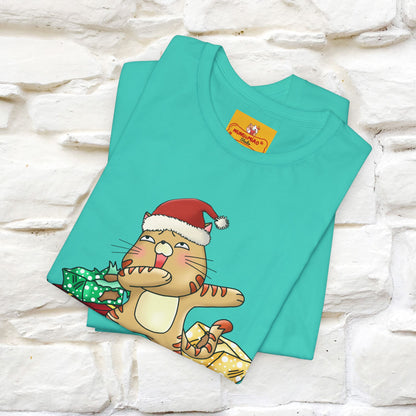 "Santa Claws" |Funny Cat T-Shirt | Nunu&Miao Studio