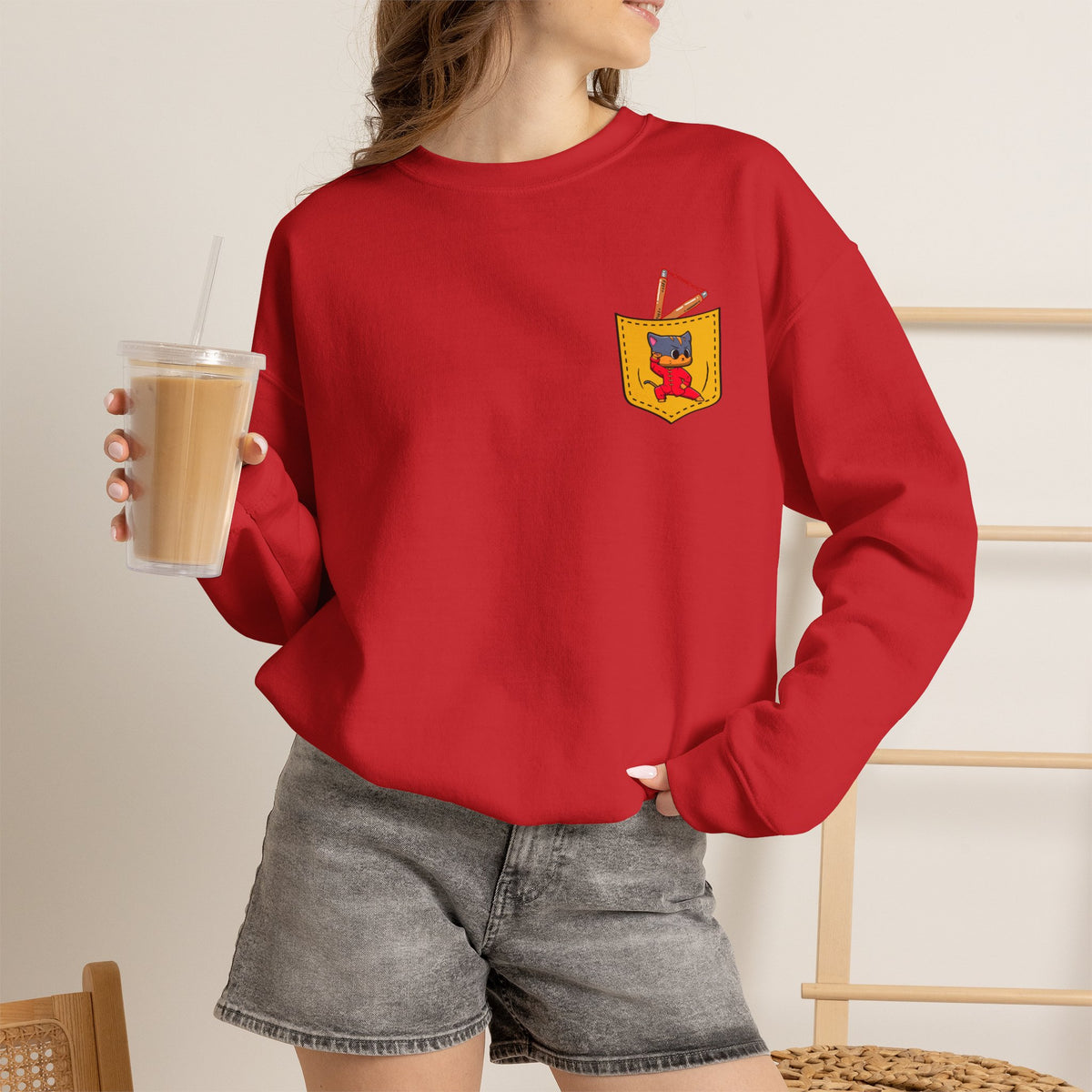 "Cattitude Master'' |Cat Sweatshirt | Nunu&Miao Studio