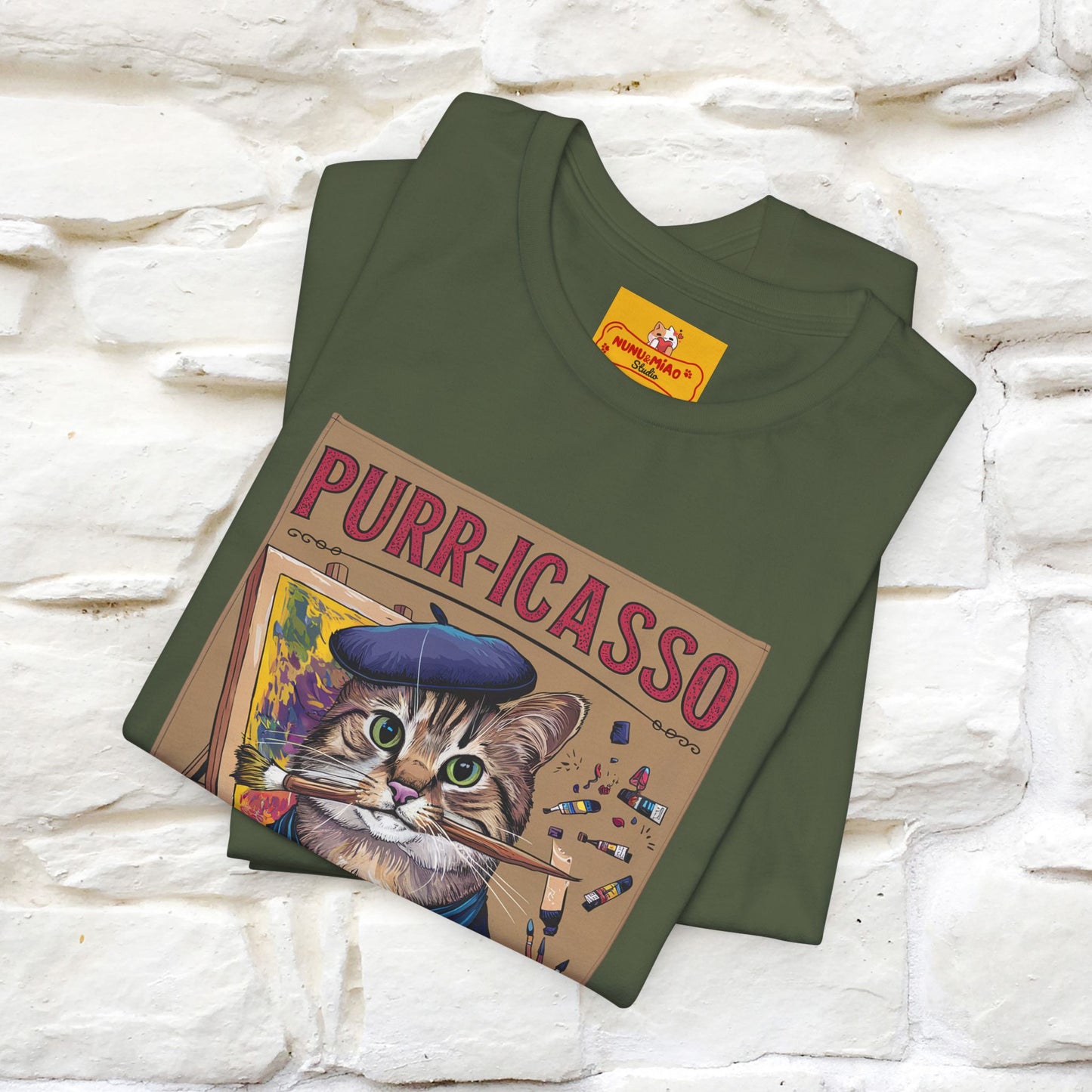 ''Purr-Icasso Masters Of Meows'' | CatT-Shirt | Nunu&Miao Studio - Nunu&Miao Studio