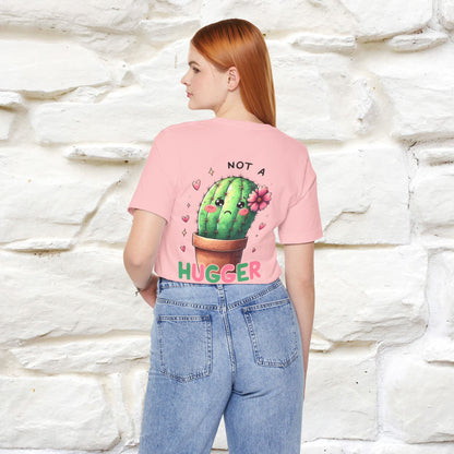 "Not A Hugger" |Funny T-Shirt | Front & Back Design|Nunu&Miao Studio - Nunu&Miao Studio