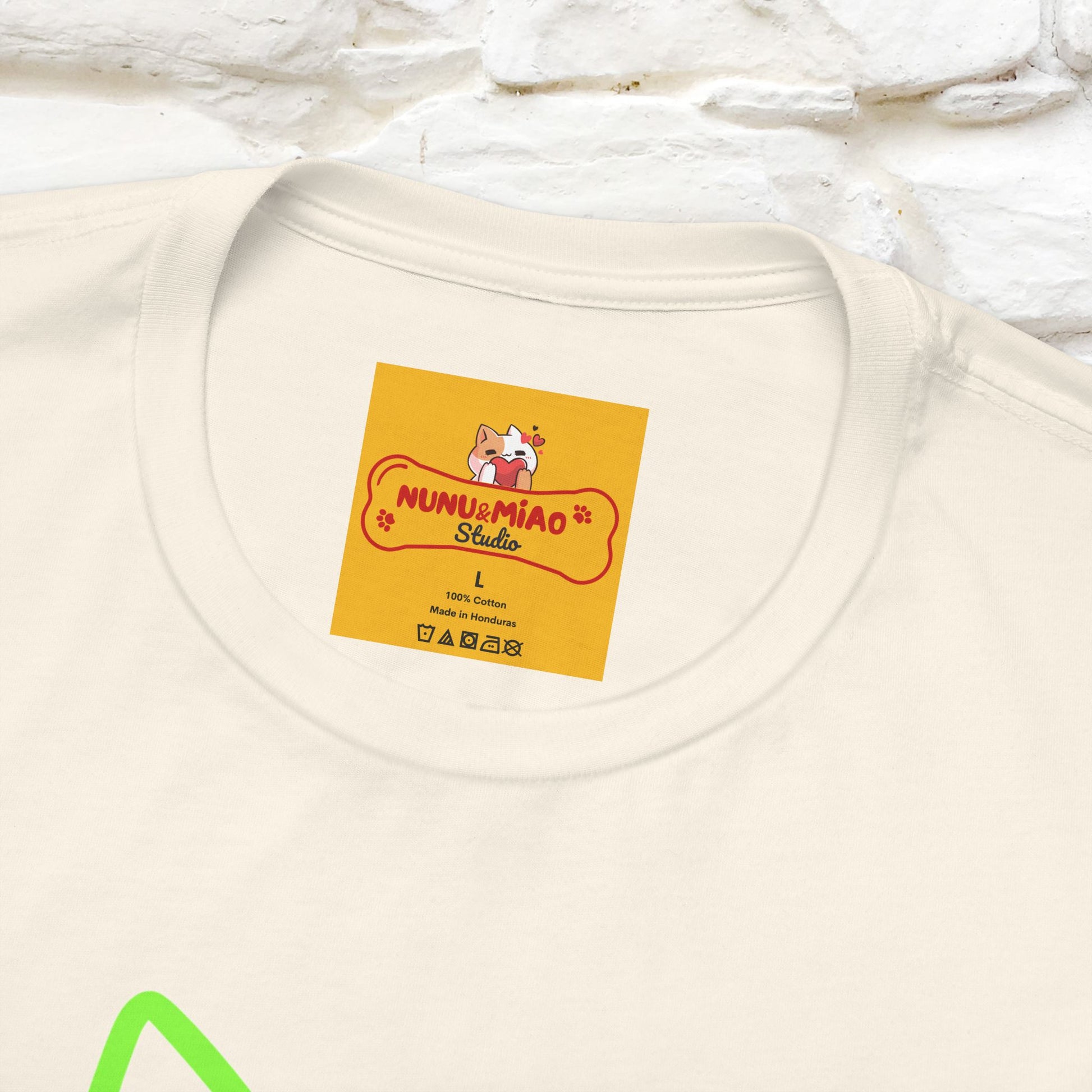 ''Everything Will Be Ok '' Cat T-Shirt Front and Back Design | Nunu&Miao Studio - Nunu&Miao Studio