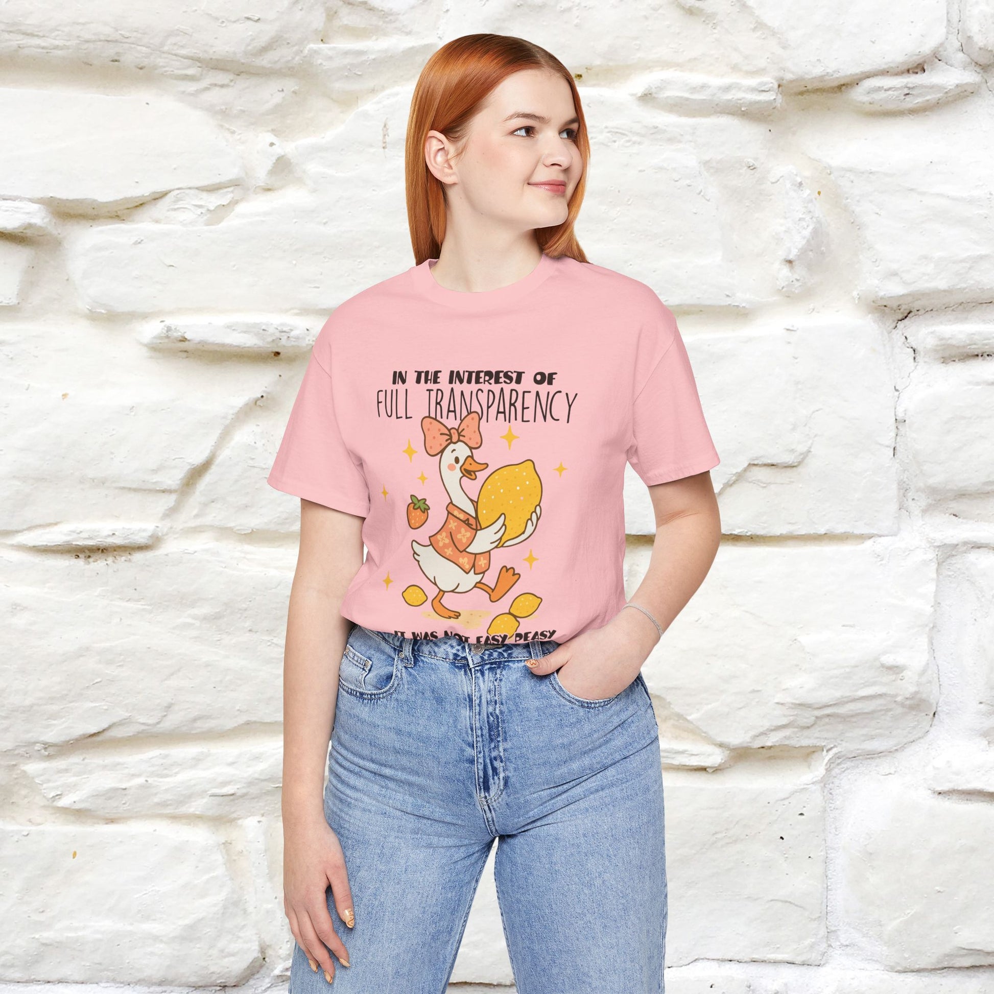 "It Was Not Easy Peasy" Funny T-shirt |Nunu&Miao Studio - Nunu&Miao Studio