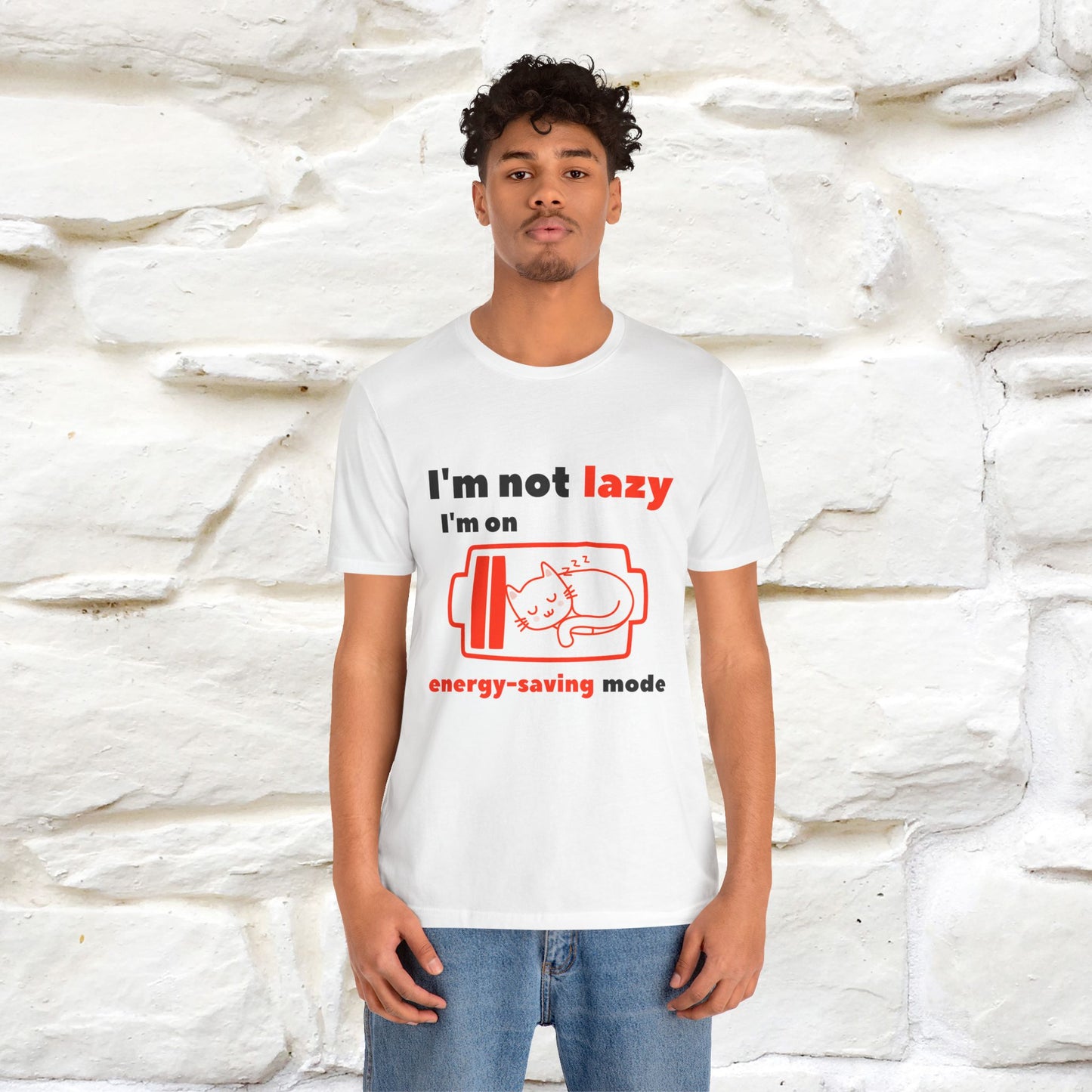 ''I am Not Lazy...'' Cat T-Shirt | Nunu&Miao Studio - Nunu&Miao Studio
