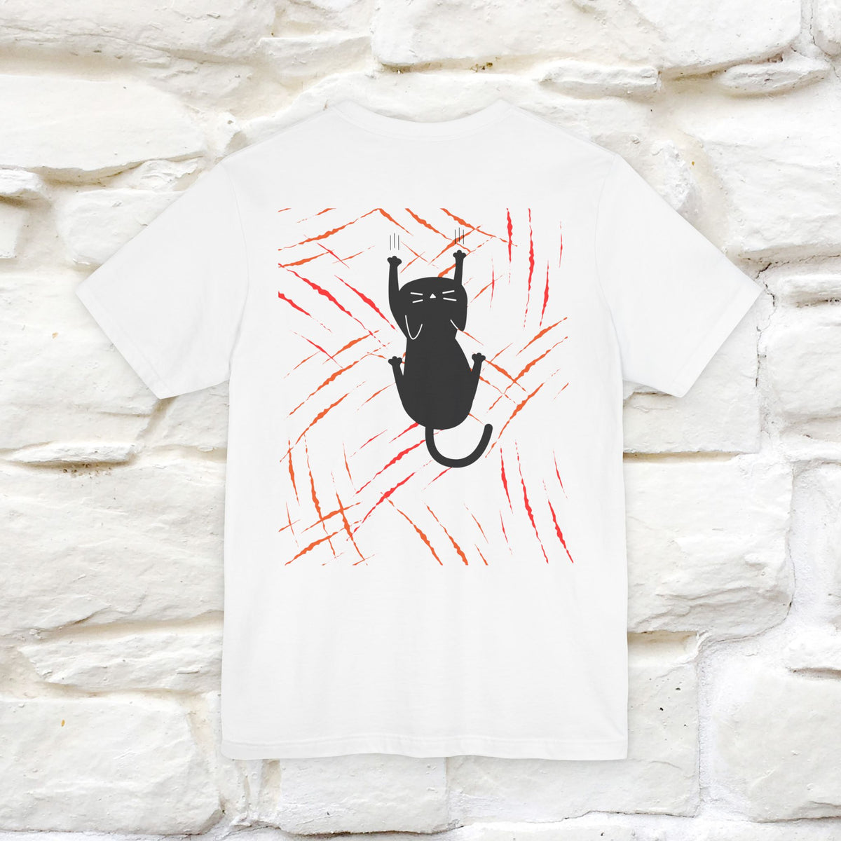 “Love Hurts"  Funny Cat T-Shirt | Front & Back Design | Nunu&Miao Studio