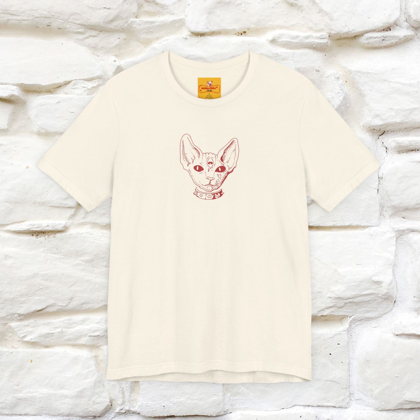 ''Illusion'' Cat T-Shirt Front and Back Design | Nunu&Miao Studio - Nunu&Miao Studio