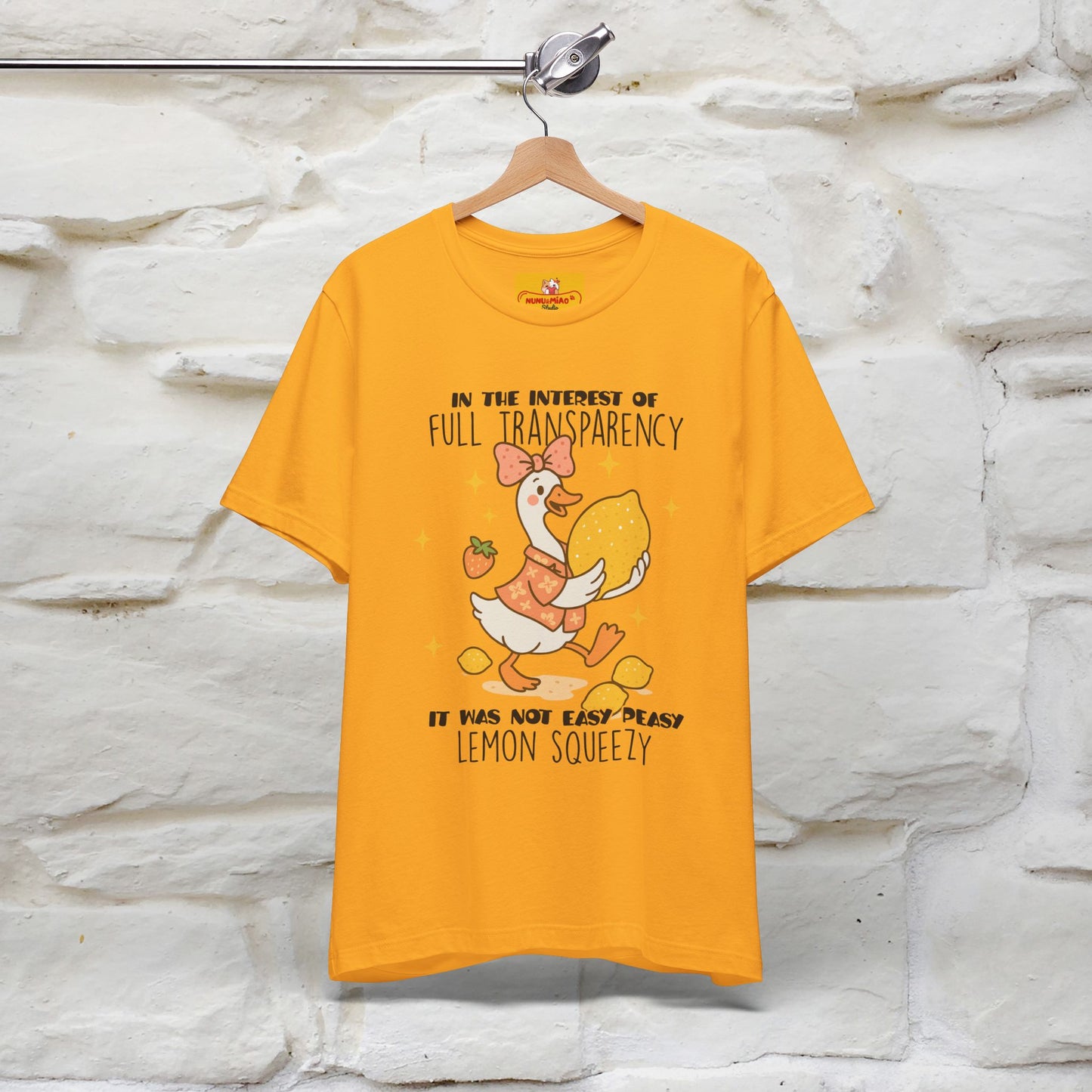 "It Was Not Easy Peasy" Funny T-shirt |Nunu&Miao Studio - Nunu&Miao Studio