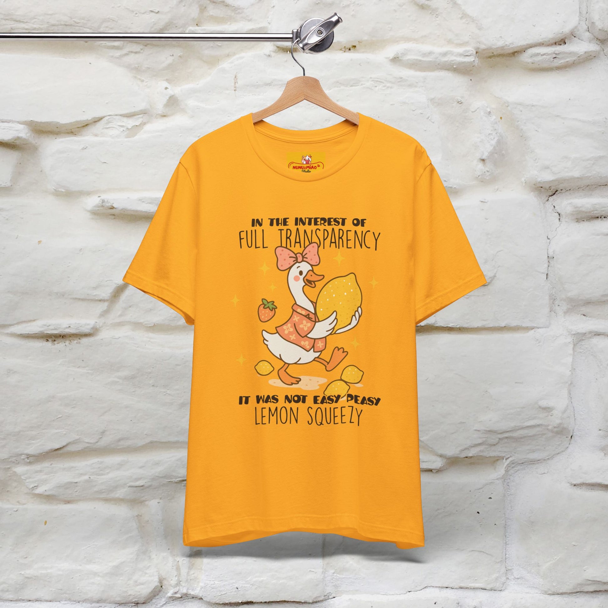 "It Was Not Easy Peasy" Funny T-shirt |Nunu&Miao Studio - Nunu&Miao Studio
