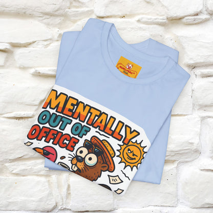 ''Mentally Out Of Office''|  Sarcastic Cat T-Shirt | Nunu&Miao Studio