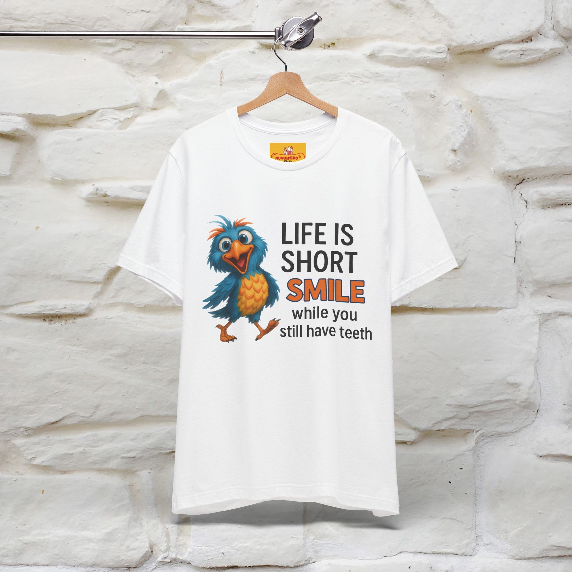 "Life Is Short Smile While ..." |Funny T-Shirt | Nunu&Miao Studio - Nunu&Miao Studio