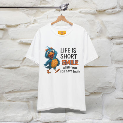 "Life Is Short Smile While ..." |Funny T-Shirt | Nunu&Miao Studio - Nunu&Miao Studio