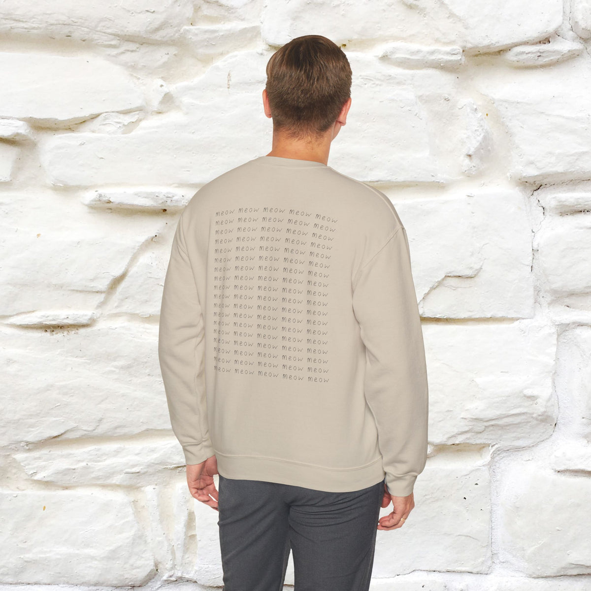 ''Meow.'' |Cat Sweatshirt | Nunu&Miao Studio