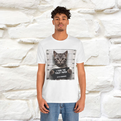 ''I Tore The Toilet Paper'' | Funny Cat T-Shirt | Nunu&Miao Studio - Nunu&Miao Studio