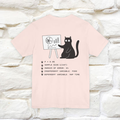 “Trust me, I’m statistically significant.”|  Cat T-Shirt | Front & Back Design | Nunu&Miao Studio