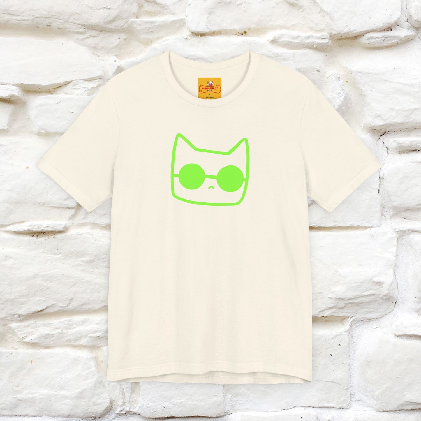 ''Everything Will Be Ok '' Cat T-Shirt Front and Back Design | Nunu&Miao Studio - Nunu&Miao Studio