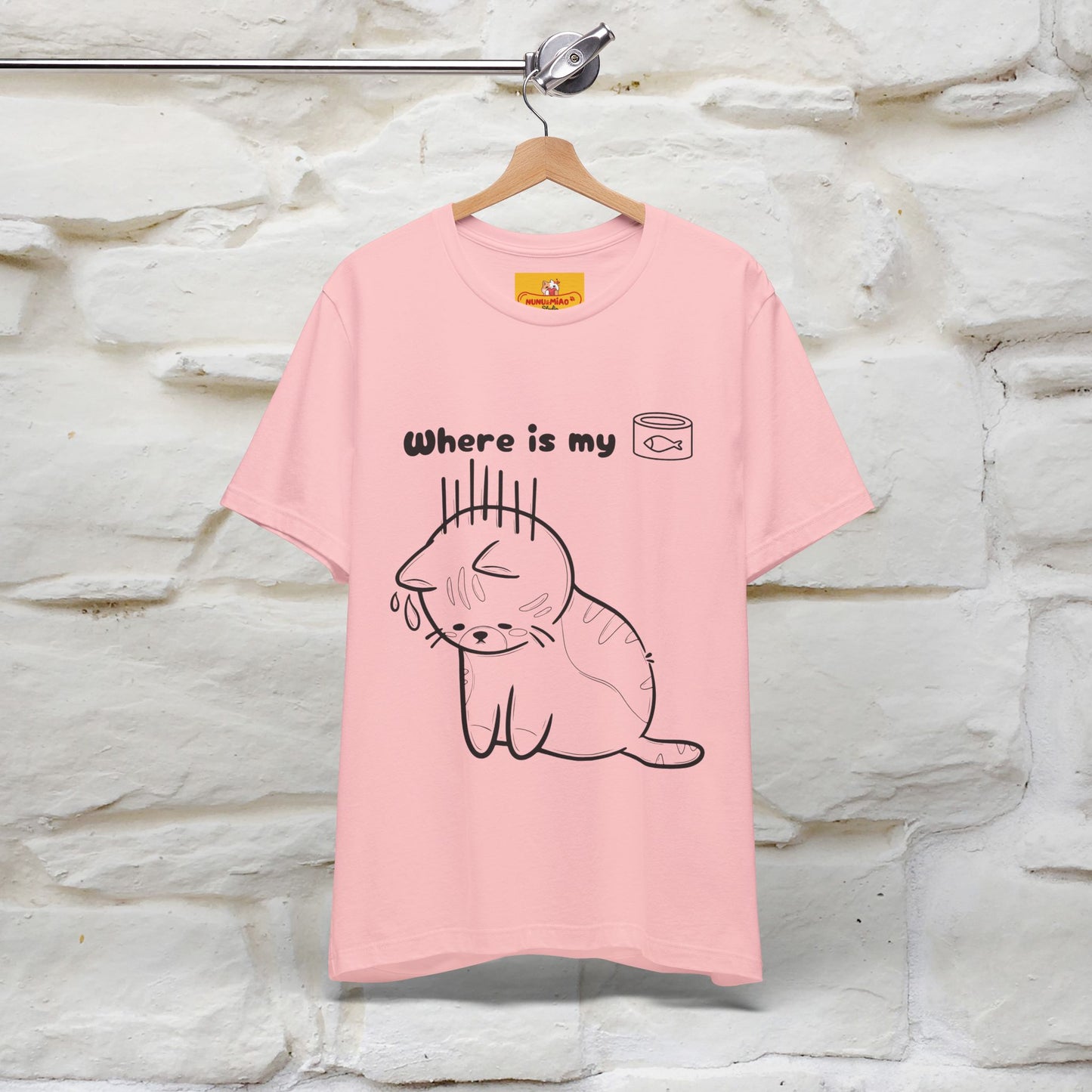 "Where Is My Tuna?" Cat T-Shirt | Nunu&Miao Studio - Nunu&Miao Studio