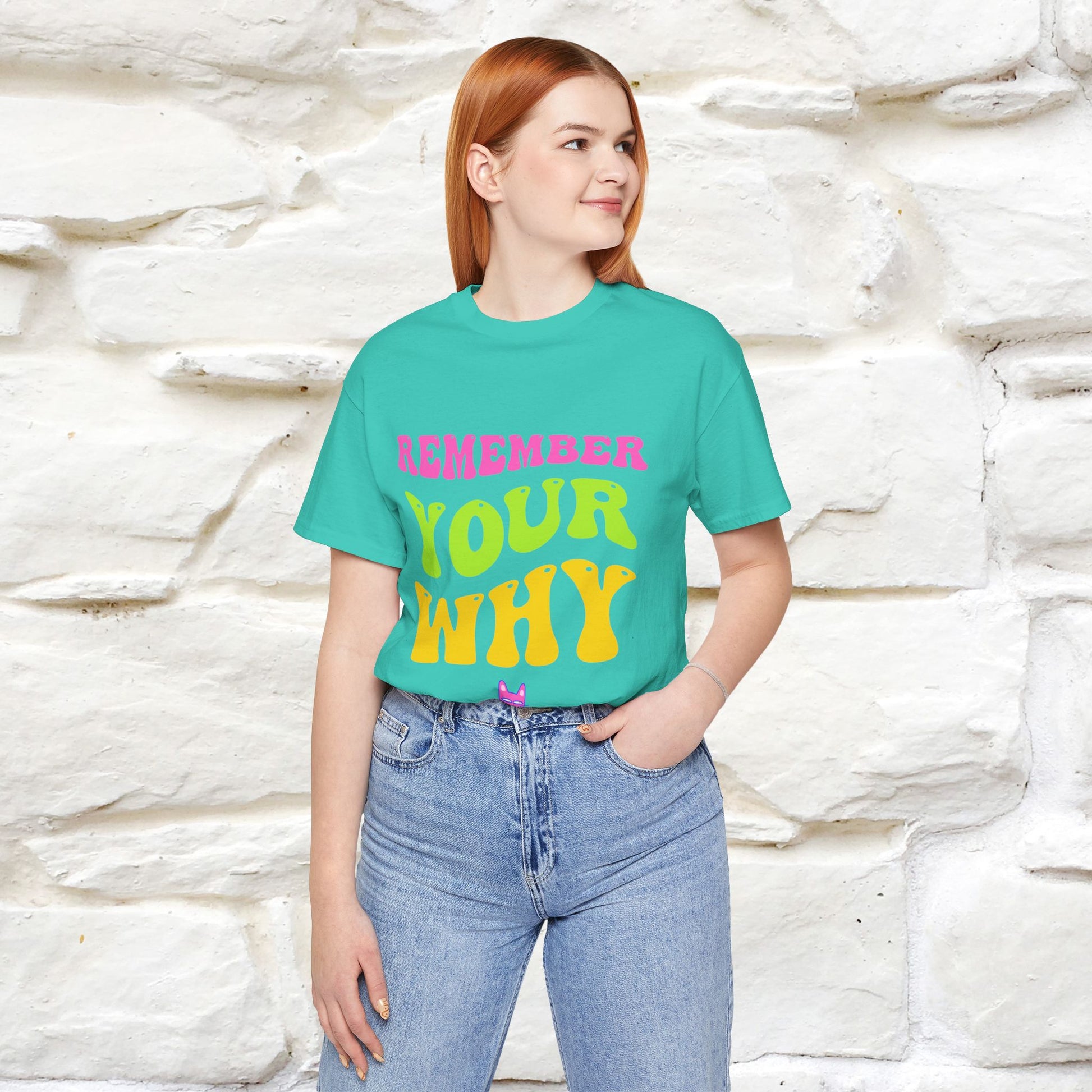 "Remember Your Why" |Cat T-Shirt | Nunu&Miao Studio - Nunu&Miao Studio