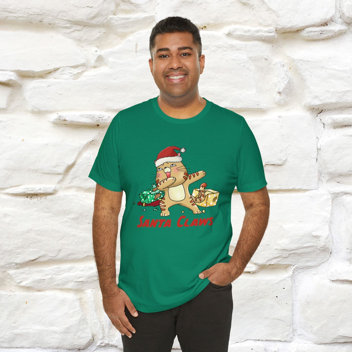 "Santa Claws" |Funny Cat T-Shirt | Nunu&Miao Studio