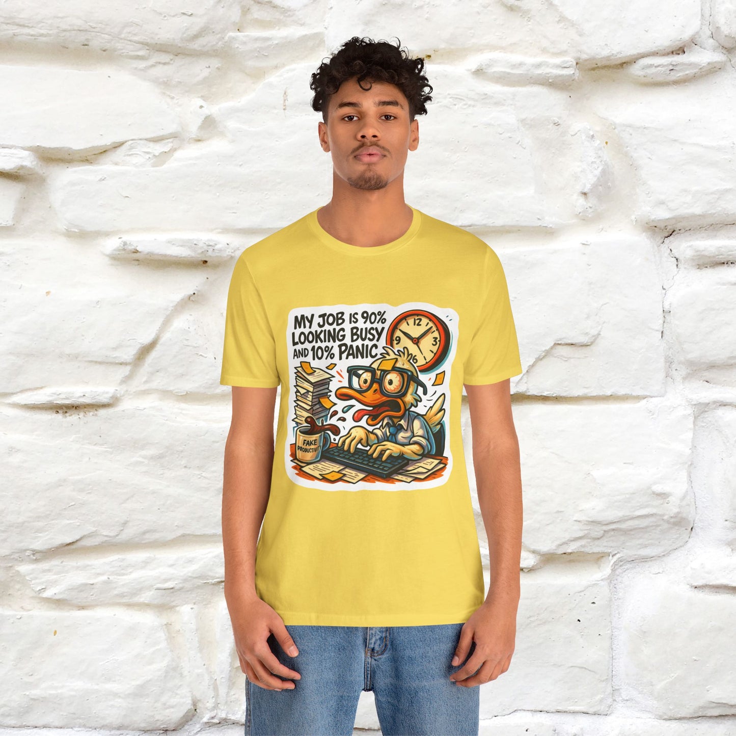 '' My Job is 90% Looking Busy ... |  Sarcastic T-Shirt | Nunu&Miao Studio