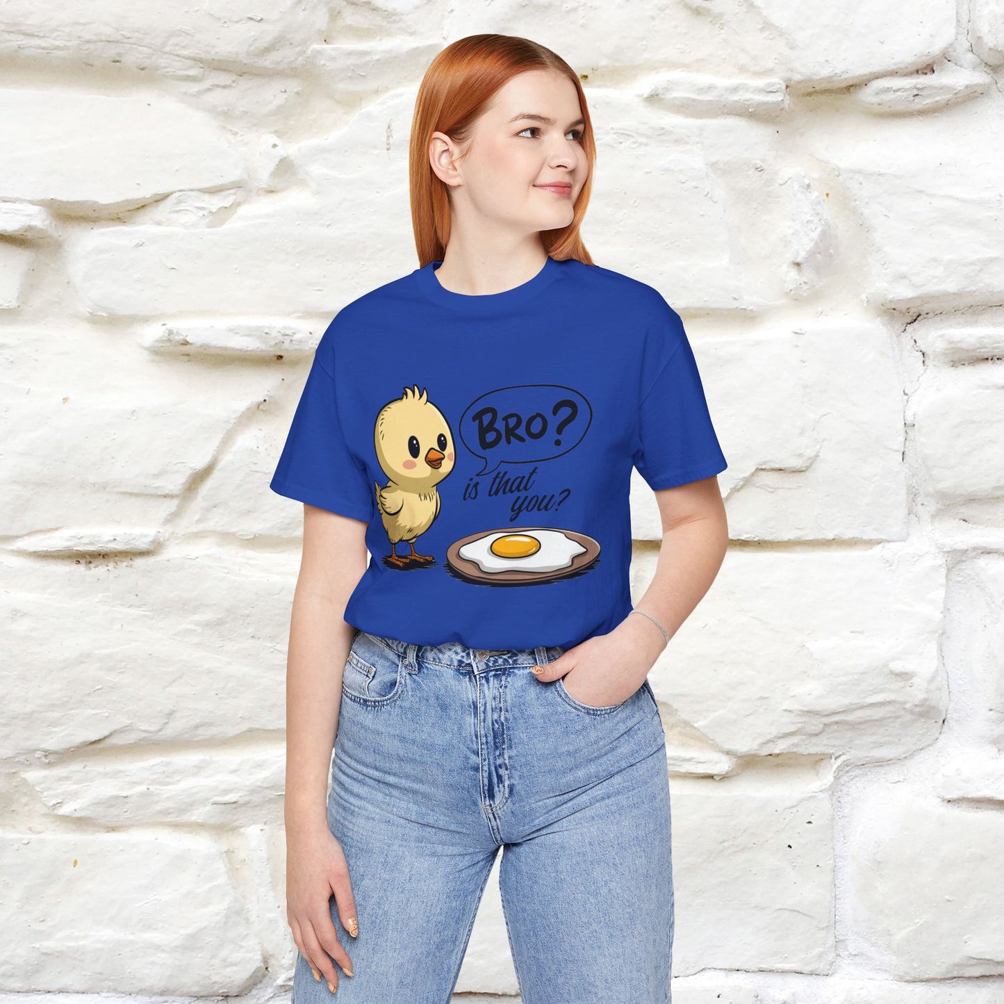 "Bro Is That You?" Funny Chicken T-shirt |Nunu&Miao Studio - Nunu&Miao Studio