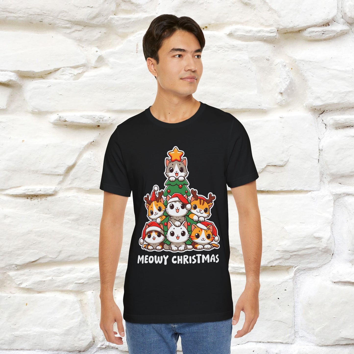 “Meowy Christmas” | Cat T-Shirt | Nunu&Miao Studio