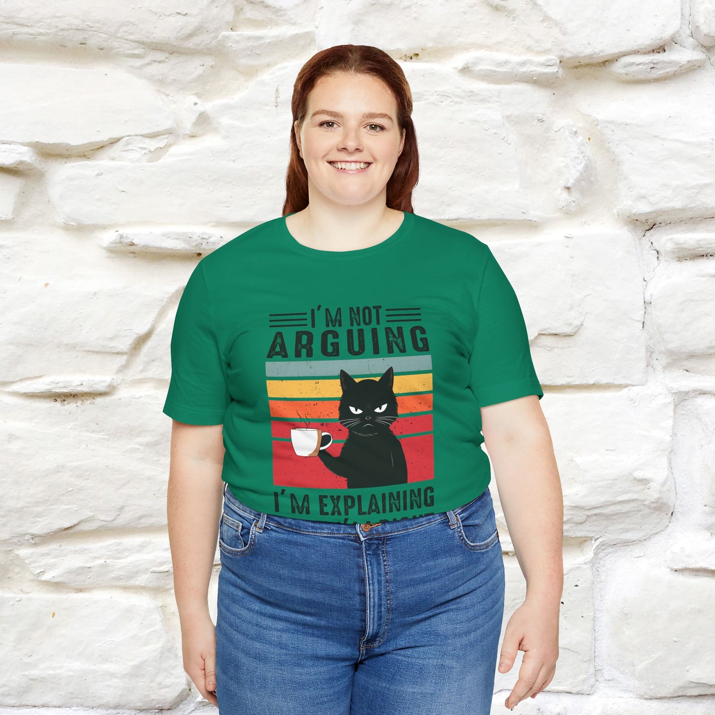 I’m Not Arguing, I’m Explaining Why I’m Right Cat T-Shirt  Nunu&Miao Studio - Nunu&Miao Studio