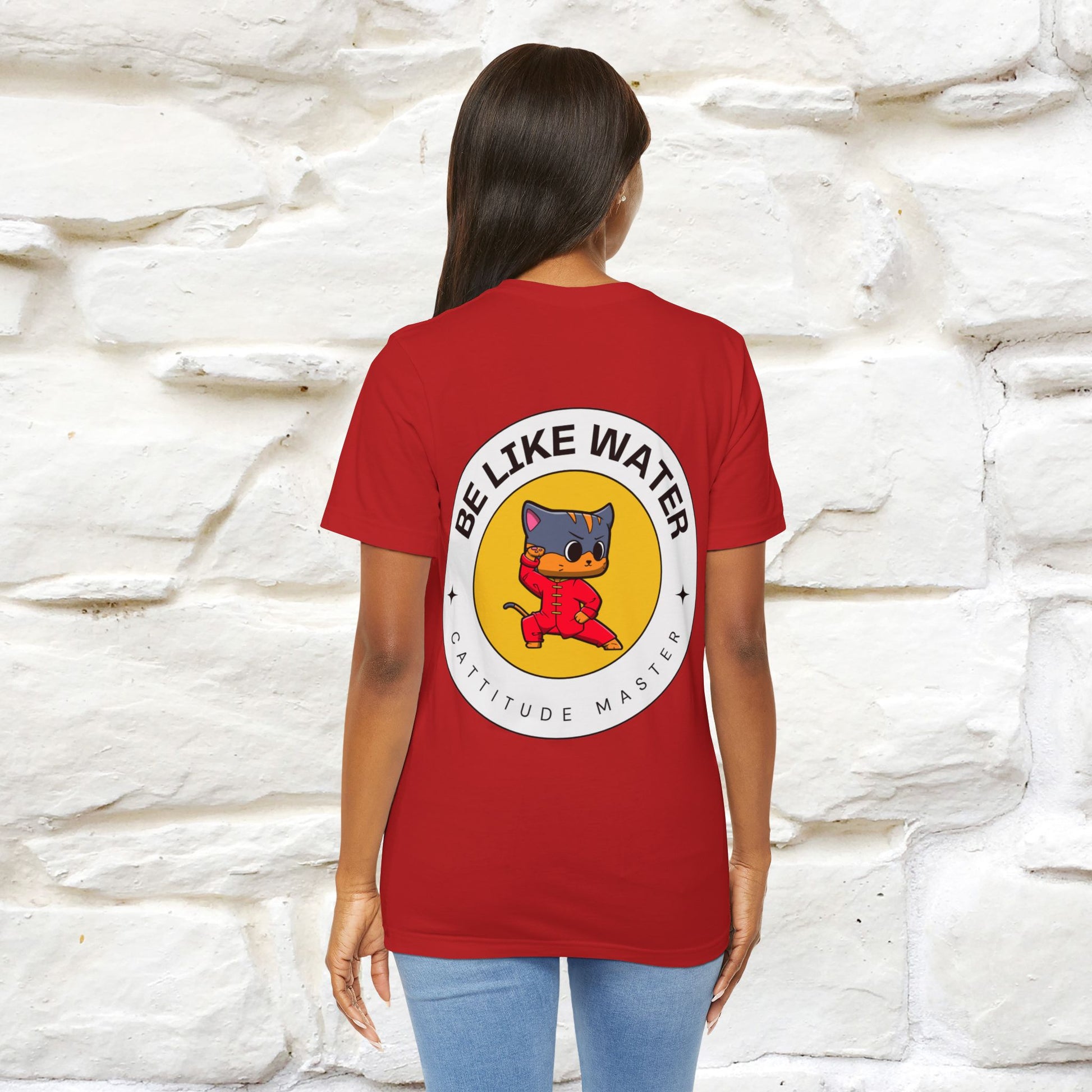 "Be Like Water: Cattitude Master | Cat T-Shirt |Nunu&Miao Studio - Nunu&Miao Studio