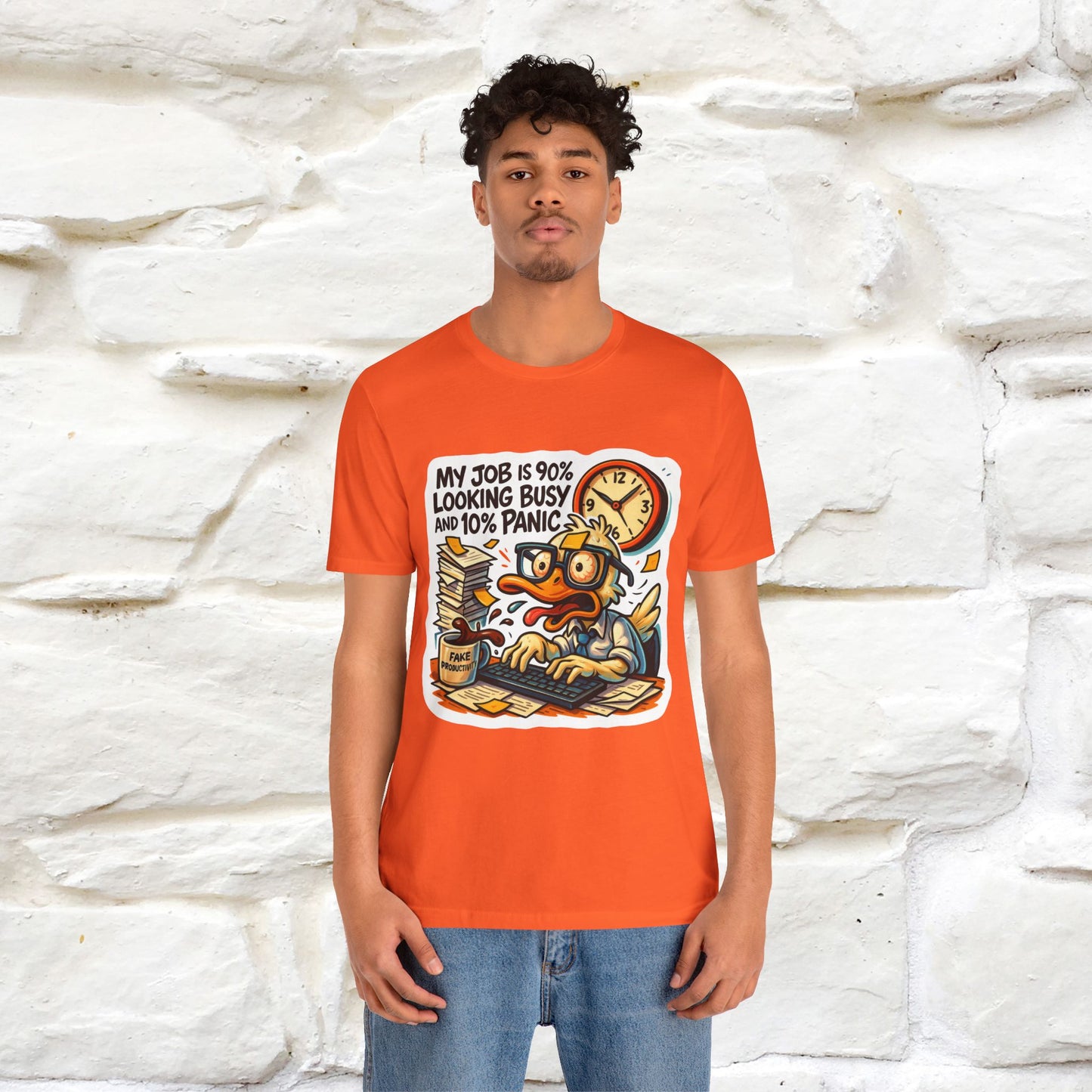 '' My Job is 90% Looking Busy ... |  Sarcastic T-Shirt | Nunu&Miao Studio