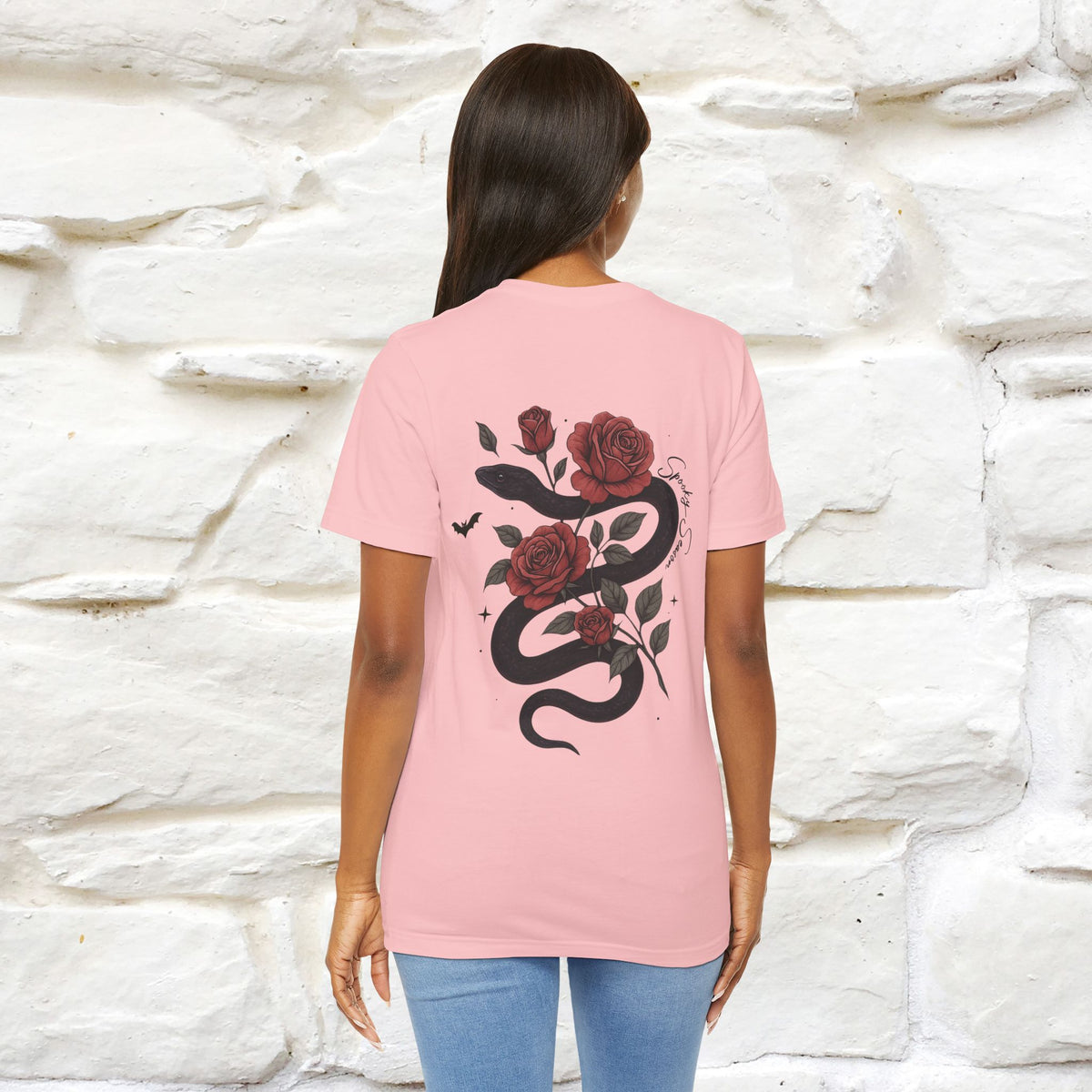 "The Rose and The Snake " Halloween T-shirt |Nunu&Miao Studio