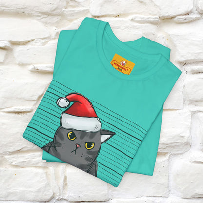 "I Knocked Over The Christmas Tree " |Funny Cat T-Shirt | Nunu&Miao Studio