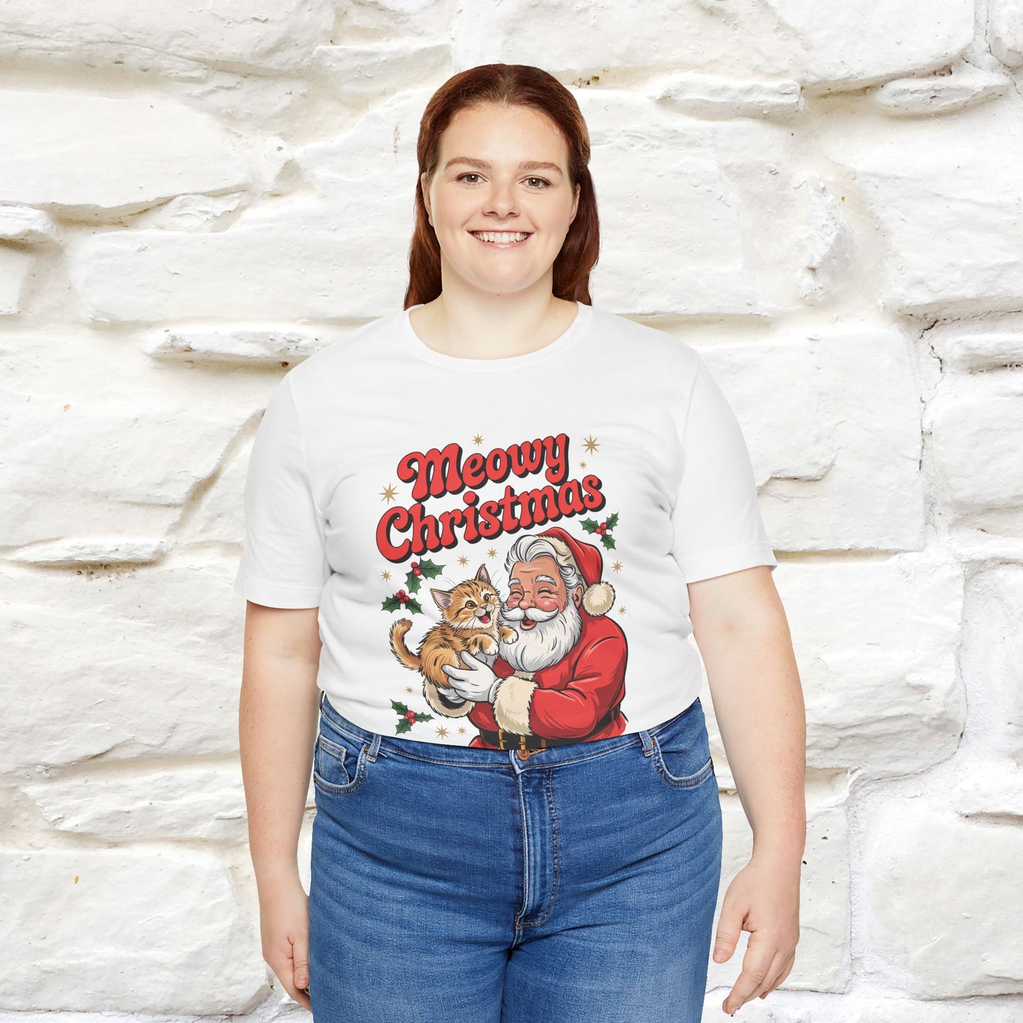 “Meowy Christmas” | Cat T-Shirt | Nunu&Miao Studio