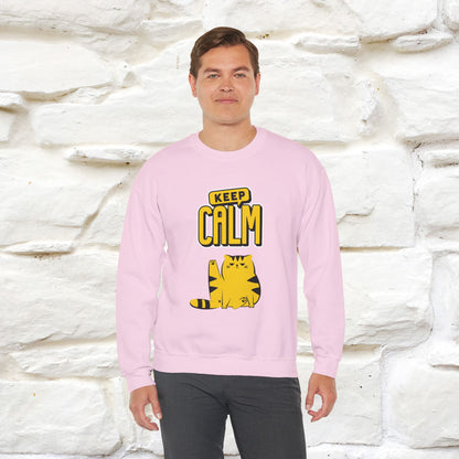 "Keep Calm'' |Cat Sweatshirt | Nunu&Miao Studio