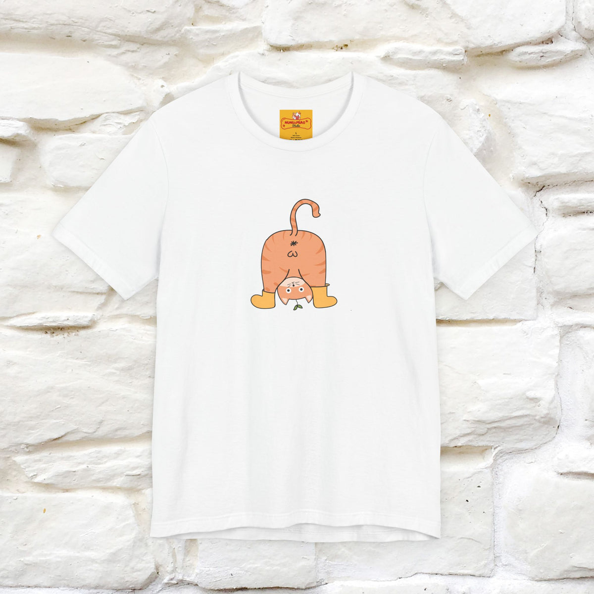"Sometimes You Need to Look at Life from a Different Perspective" Cat T-Shirt | Front & Back Design | Nunu&Miao Studio